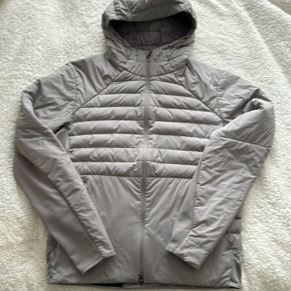 lululemon athletica Gray Hooded Jacket